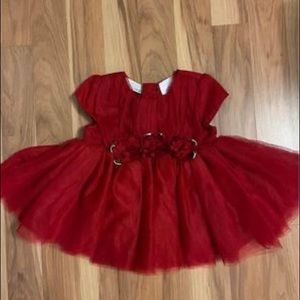 Infant red dress